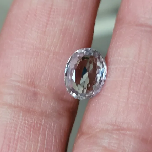 Natural Lavendar Purple Ceylon Sappire Loose Gem 2.5 Ctw